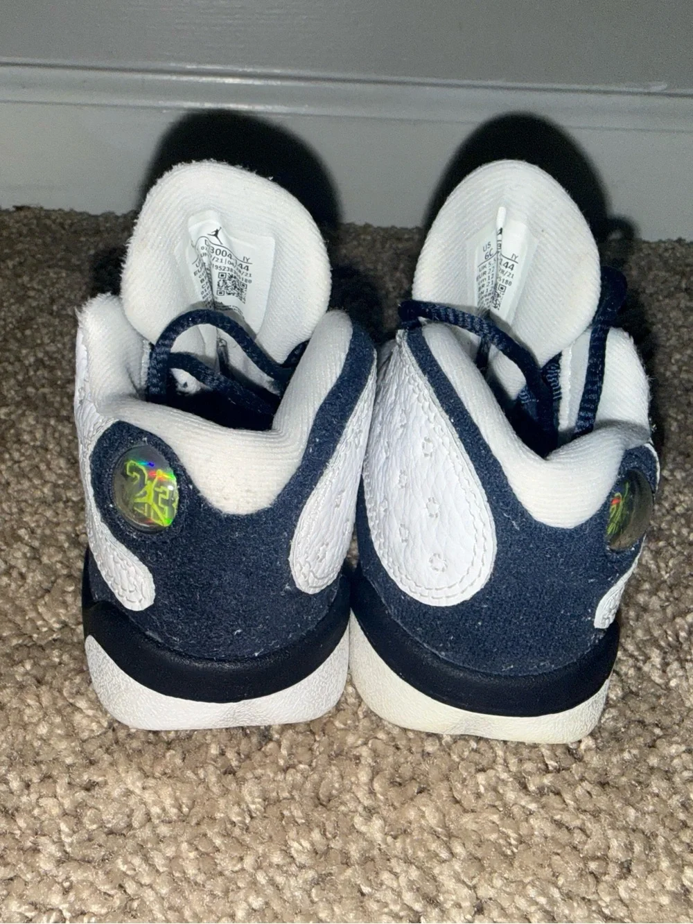 Nike Air Jordan 13 Retro Obsidian Navy Blue White Toddler Size 6C